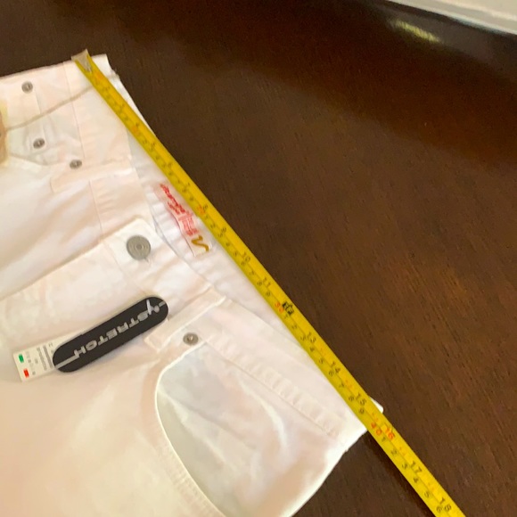 White “Vitamina Jeans” designer NWT Straight leg 🟢 - Picture 8 of 12